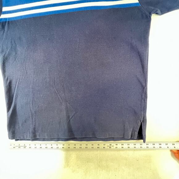 Polo Golf Ralph Lauren Vintage Made in USA Shirt Men's XL Royal and Navy Blue - Picture 6 of 10